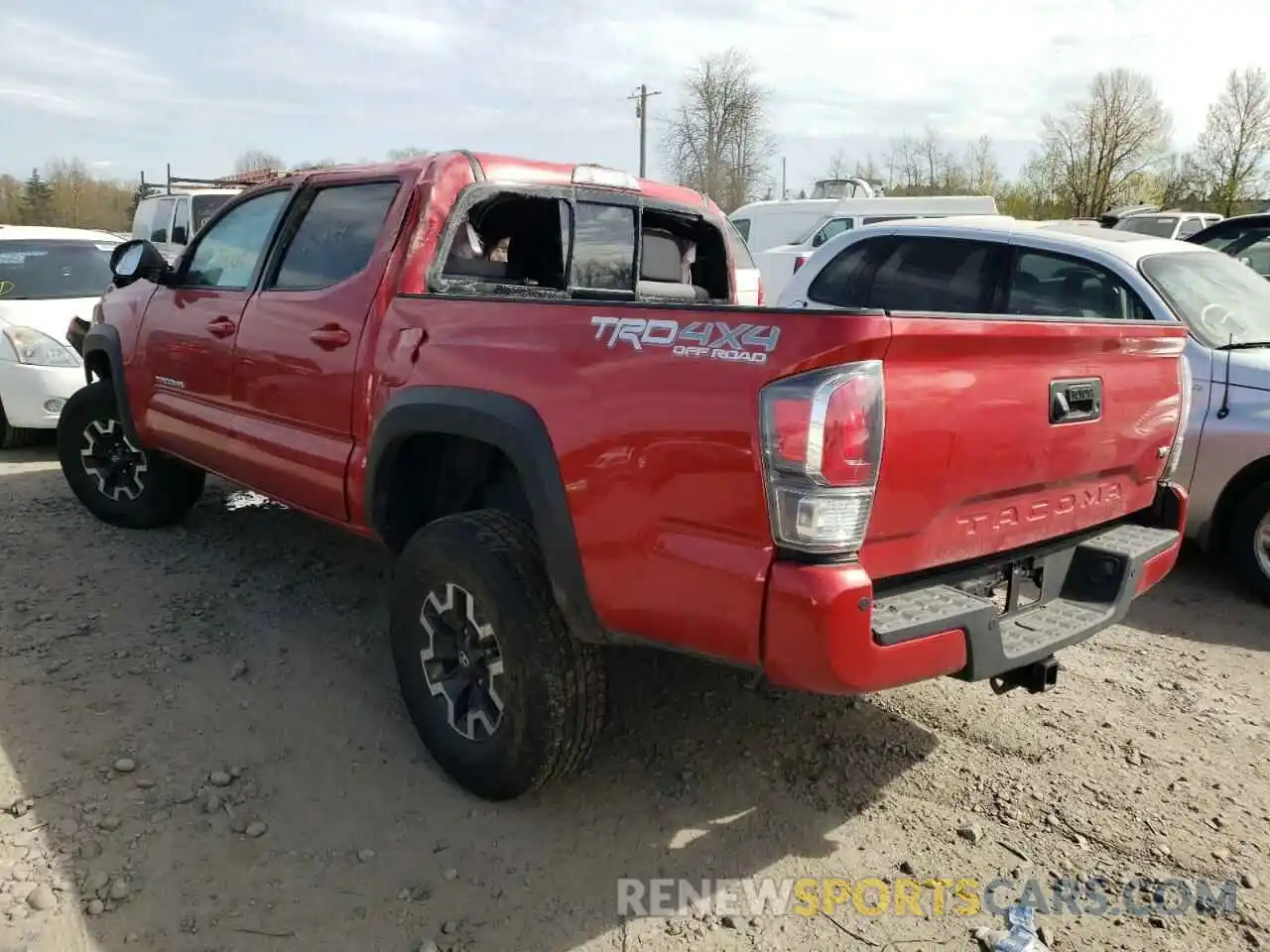 3 Photograph of a damaged car 5TFCZ5AN7MX259866 TOYOTA TACOMA 2021