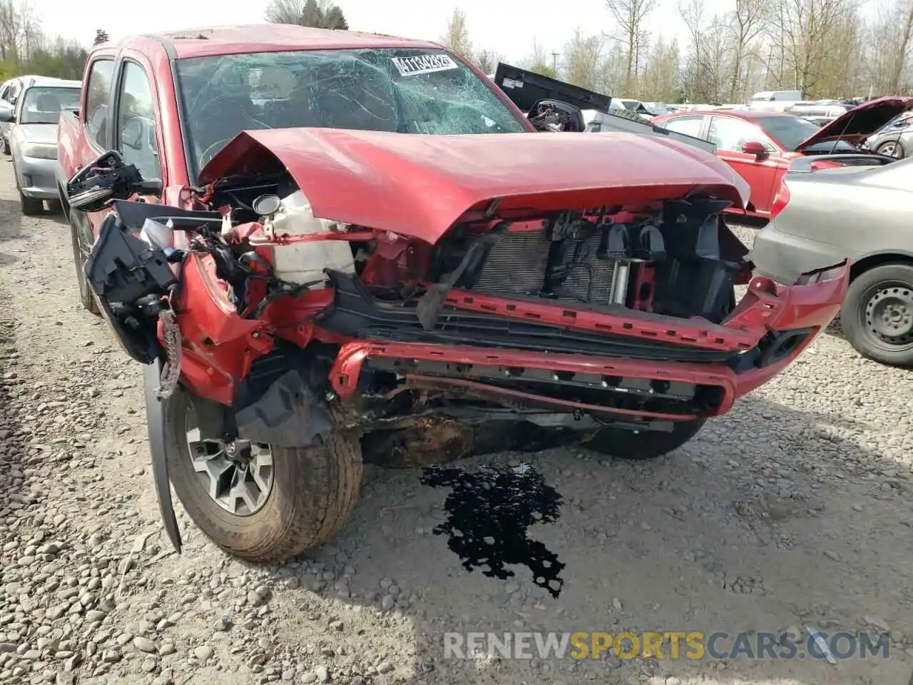 9 Photograph of a damaged car 5TFCZ5AN7MX259866 TOYOTA TACOMA 2021