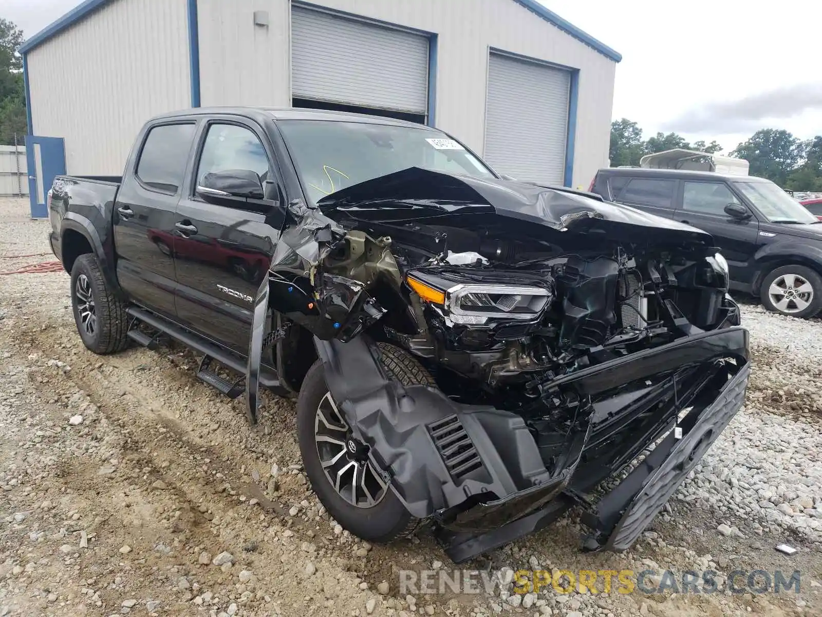 1 Photograph of a damaged car 5TFCZ5AN7MX260063 TOYOTA TACOMA 2021