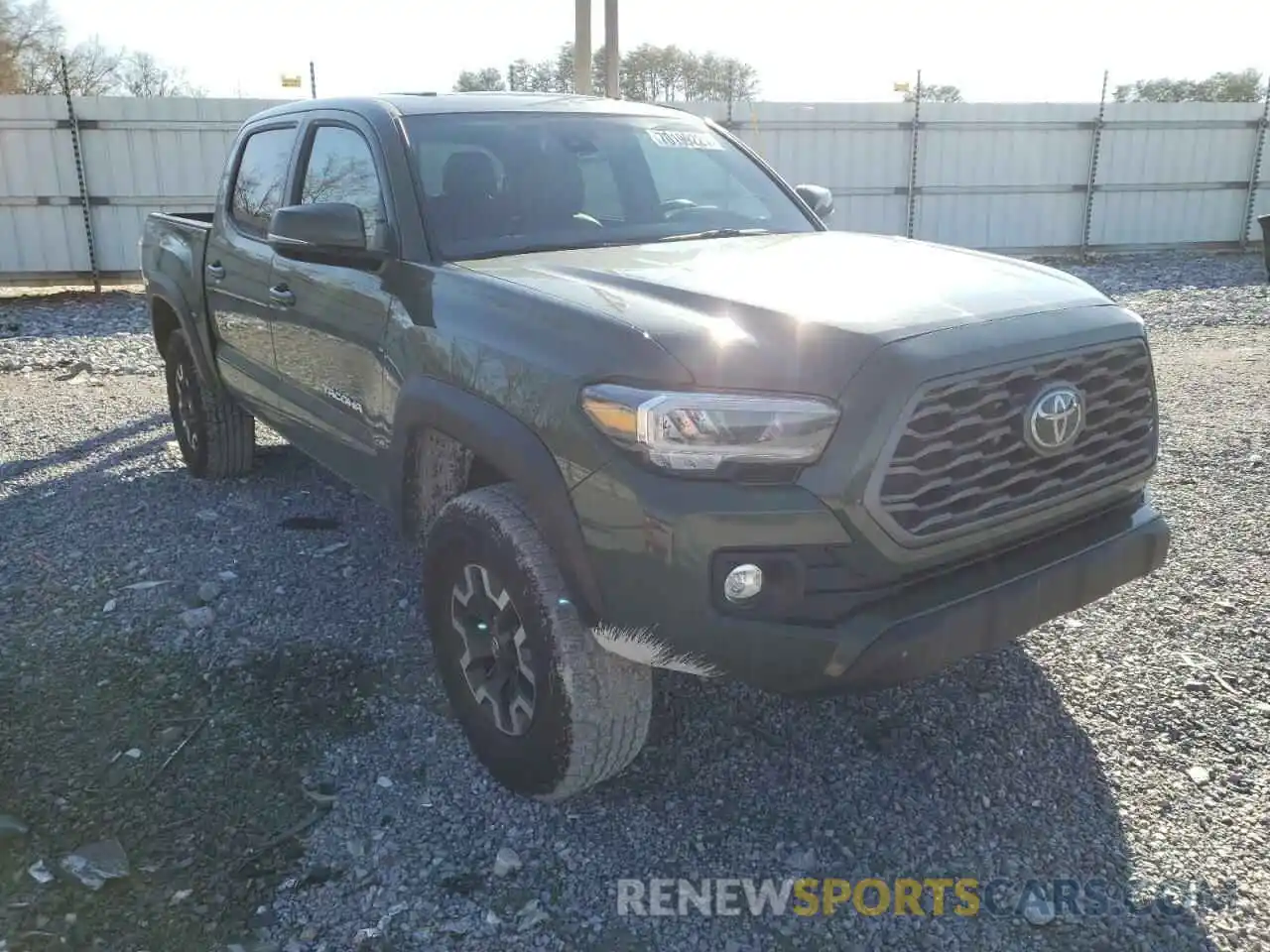 1 Photograph of a damaged car 5TFCZ5AN7MX261729 TOYOTA TACOMA 2021