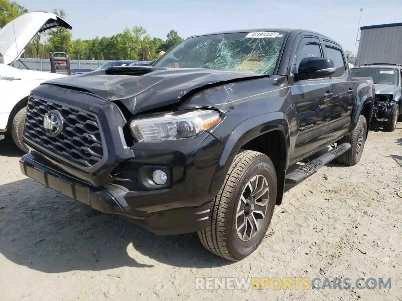 2 Photograph of a damaged car 5TFCZ5AN7MX262542 TOYOTA TACOMA 2021