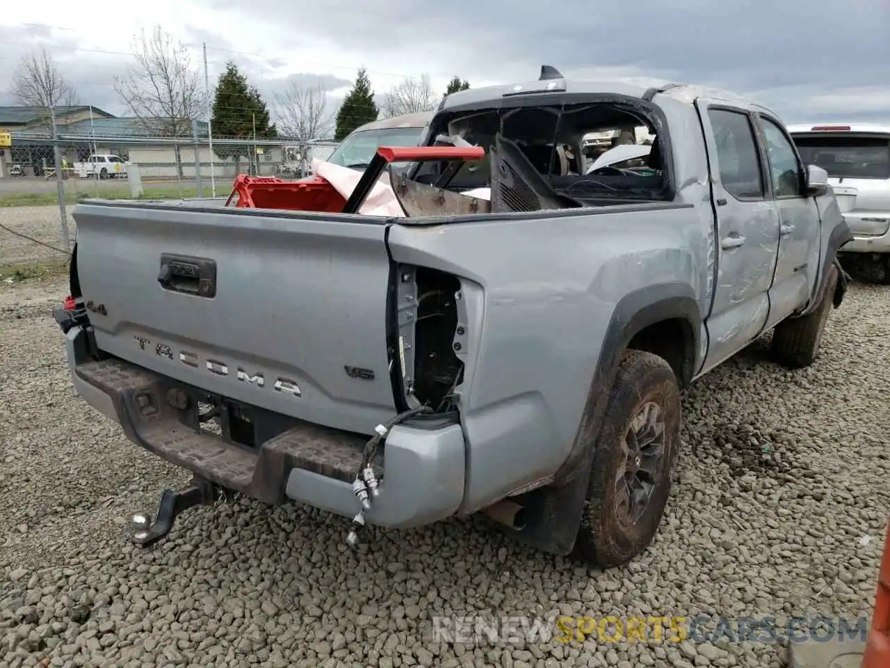 4 Фотография поврежденного автомобиля 5TFCZ5AN7MX262959 TOYOTA TACOMA 2021