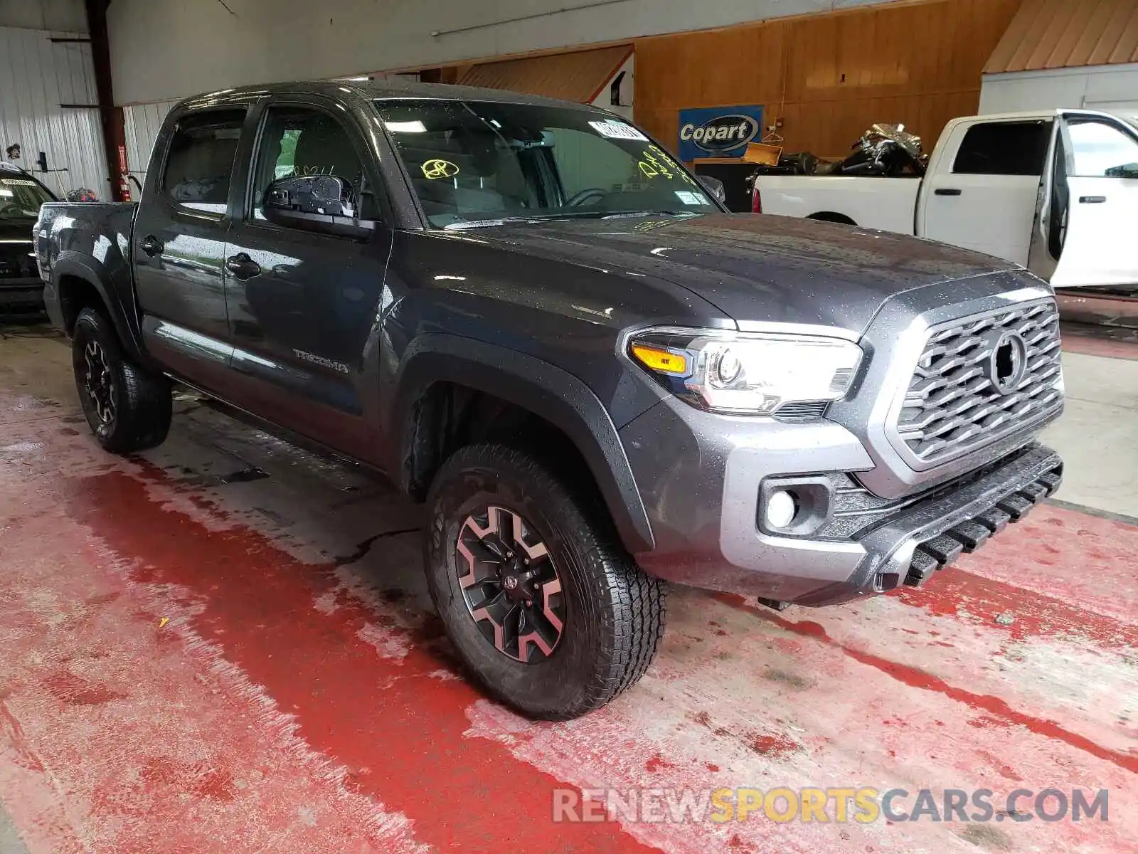 1 Photograph of a damaged car 5TFCZ5AN7MX265067 TOYOTA TACOMA 2021