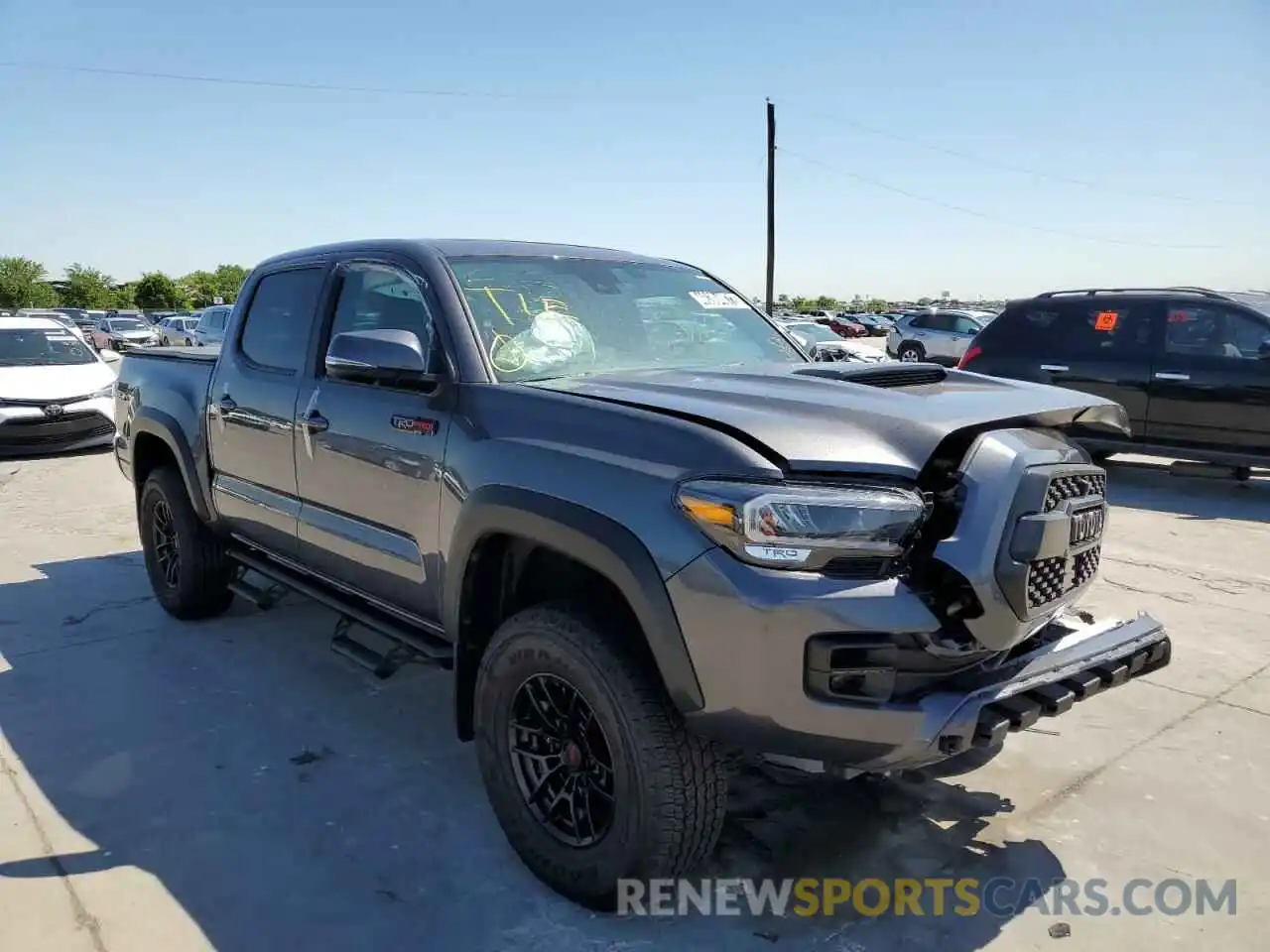 1 Photograph of a damaged car 5TFCZ5AN7MX270012 TOYOTA TACOMA 2021