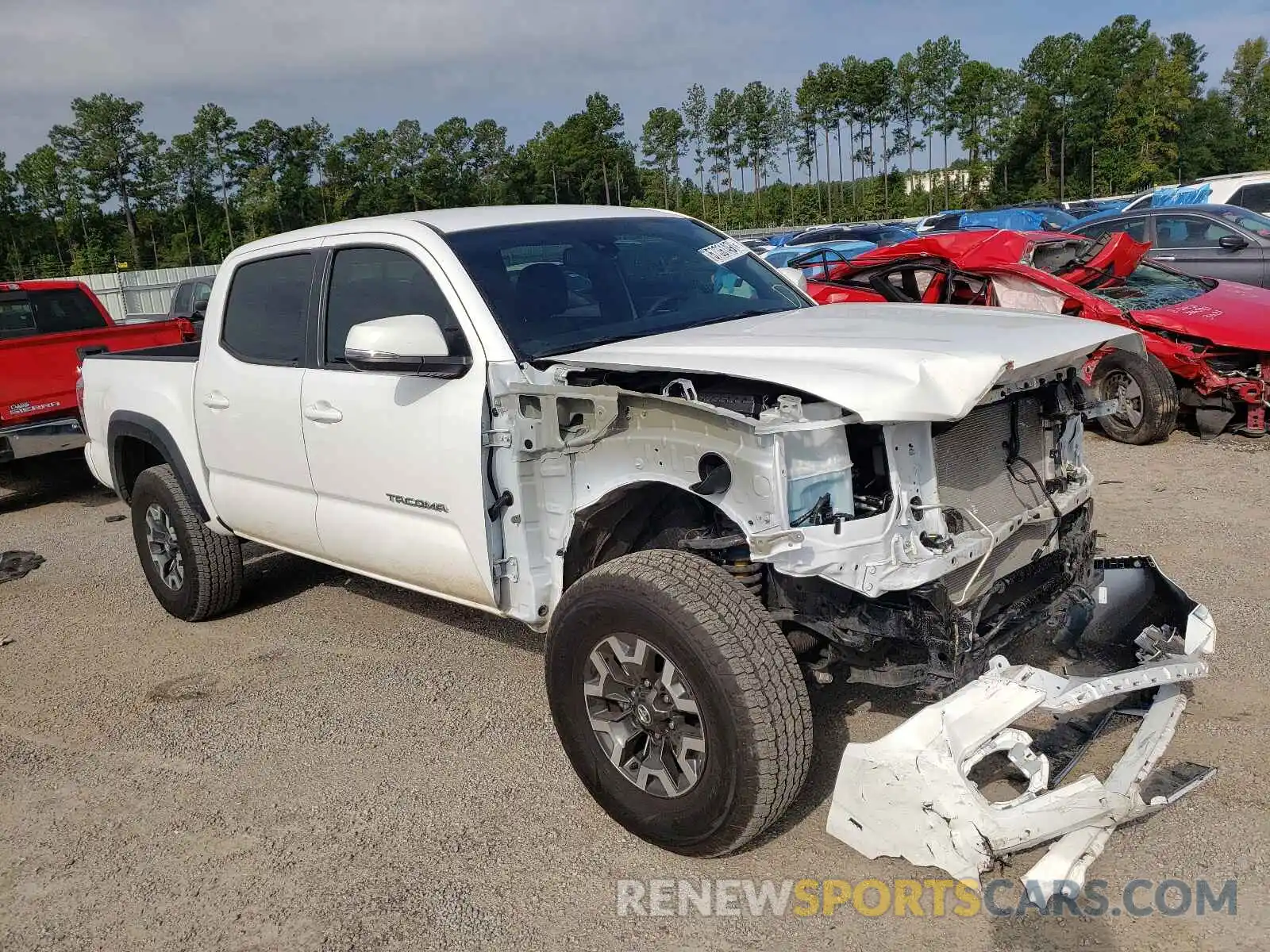 1 Photograph of a damaged car 5TFCZ5AN7MX270155 TOYOTA TACOMA 2021