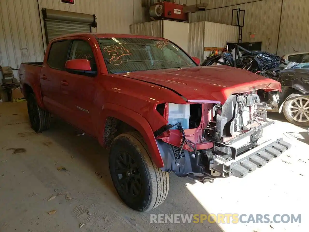 1 Photograph of a damaged car 5TFCZ5AN7MX270804 TOYOTA TACOMA 2021