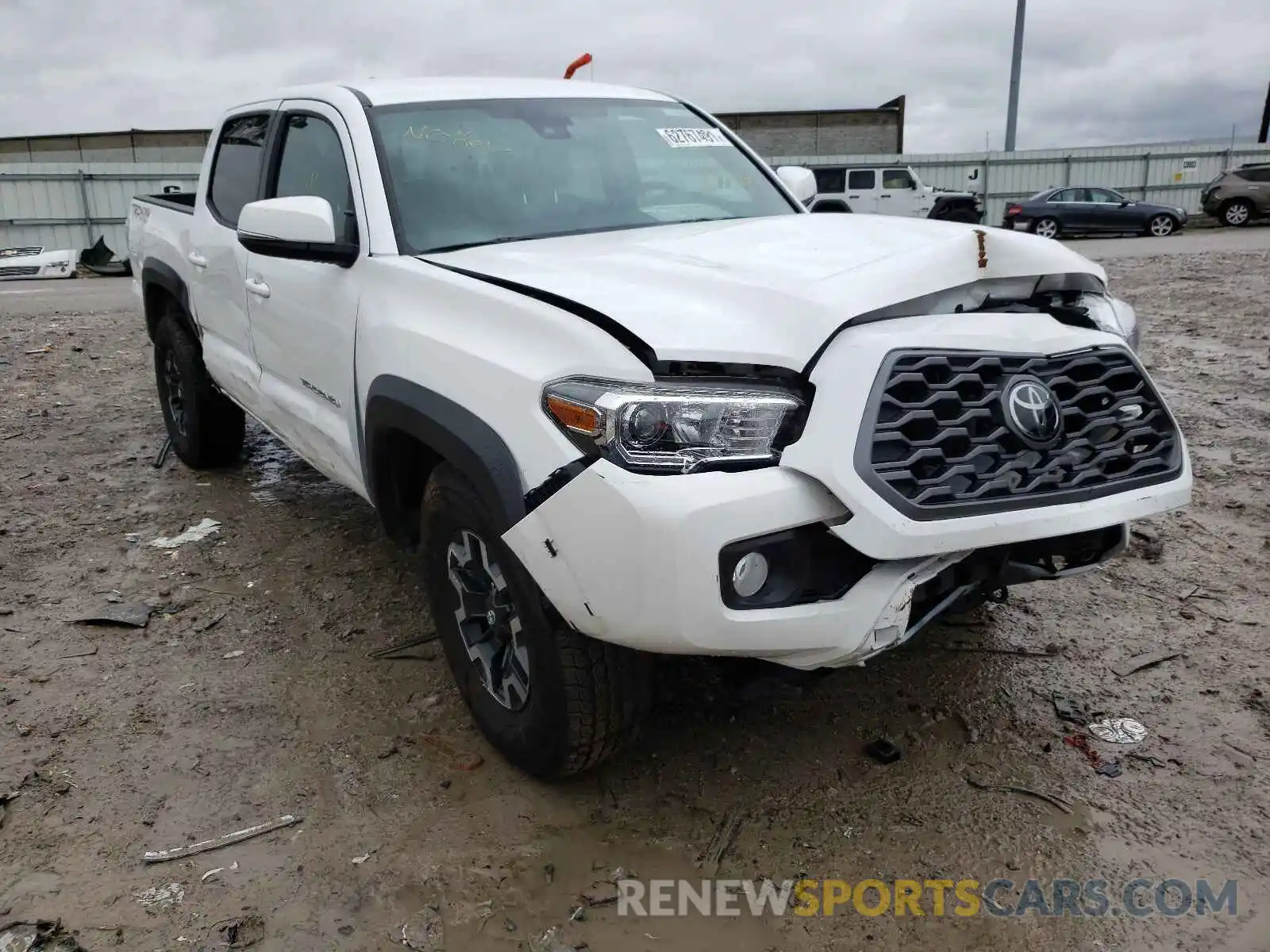 1 Photograph of a damaged car 5TFCZ5AN7MX272598 TOYOTA TACOMA 2021