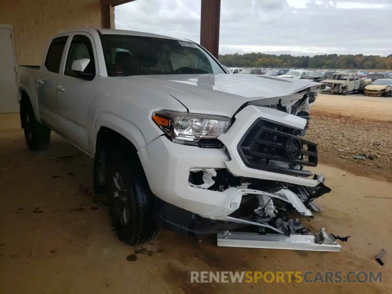 1 Photograph of a damaged car 5TFCZ5AN7MX273993 TOYOTA TACOMA 2021