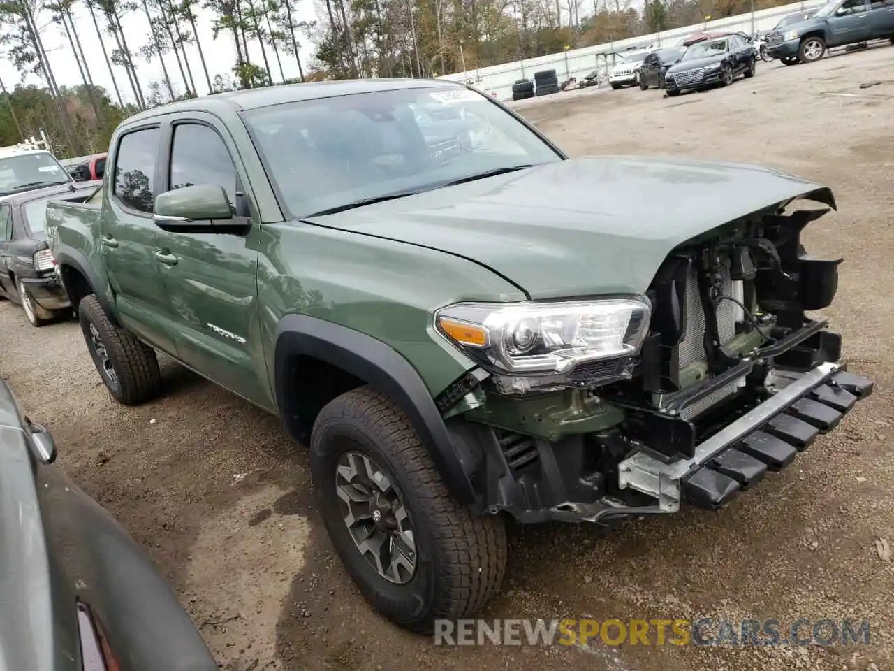 1 Photograph of a damaged car 5TFCZ5AN7MX279003 TOYOTA TACOMA 2021