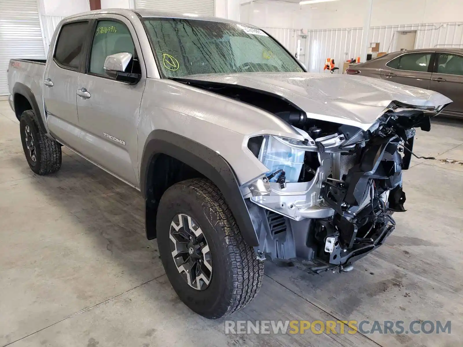 1 Photograph of a damaged car 5TFCZ5AN8MX244387 TOYOTA TACOMA 2021