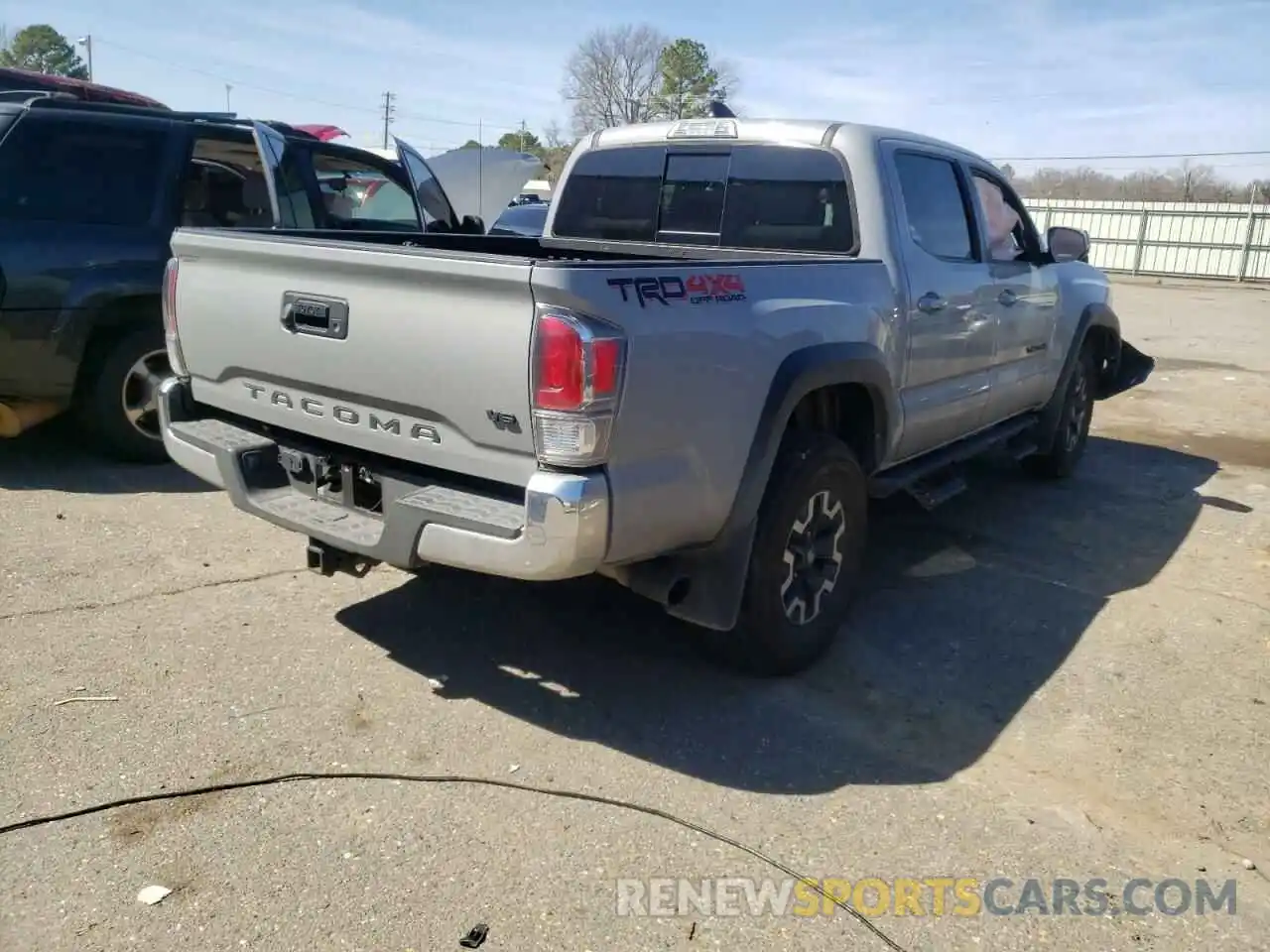 4 Photograph of a damaged car 5TFCZ5AN8MX248827 TOYOTA TACOMA 2021