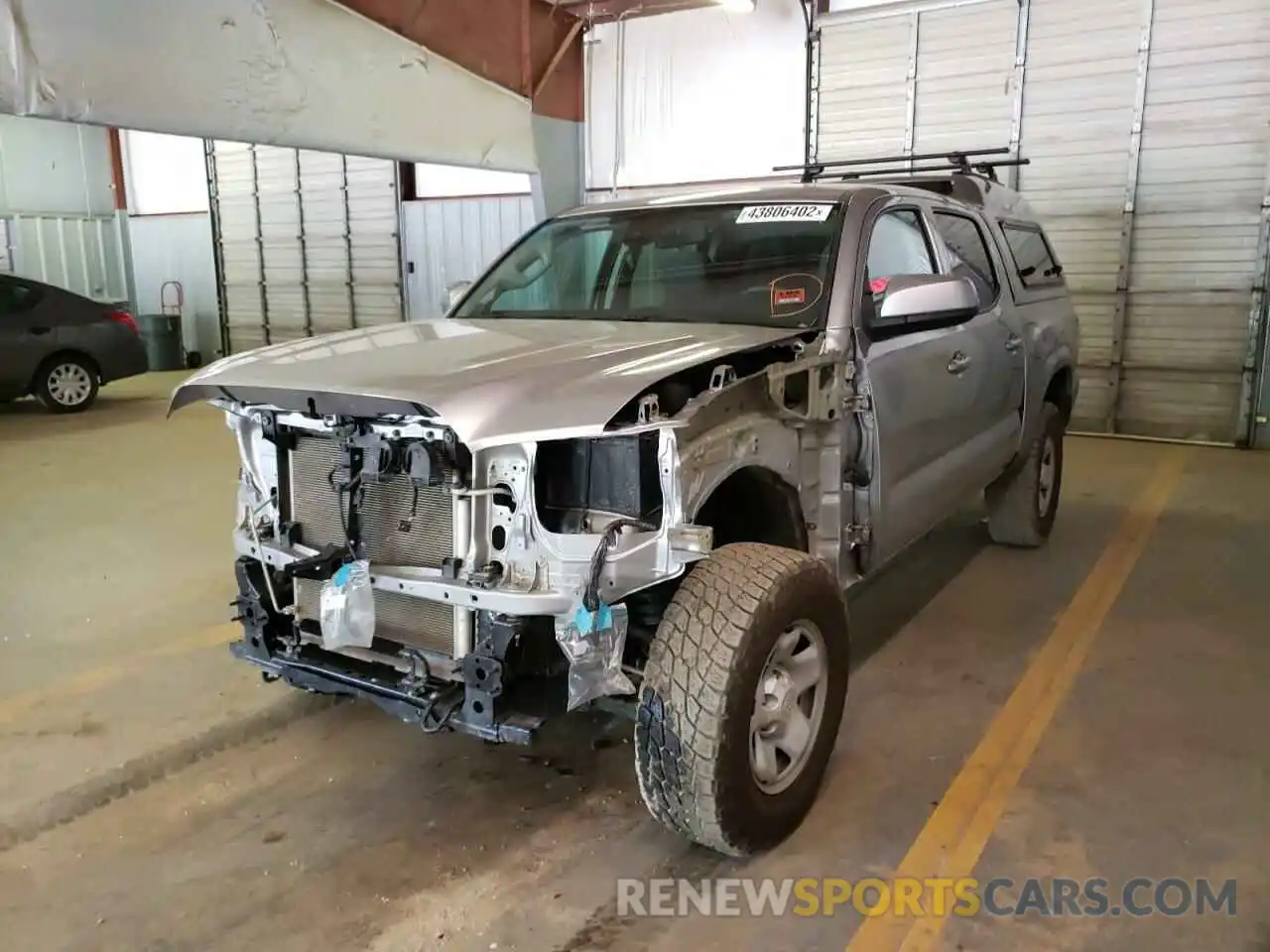 2 Photograph of a damaged car 5TFCZ5AN8MX252568 TOYOTA TACOMA 2021