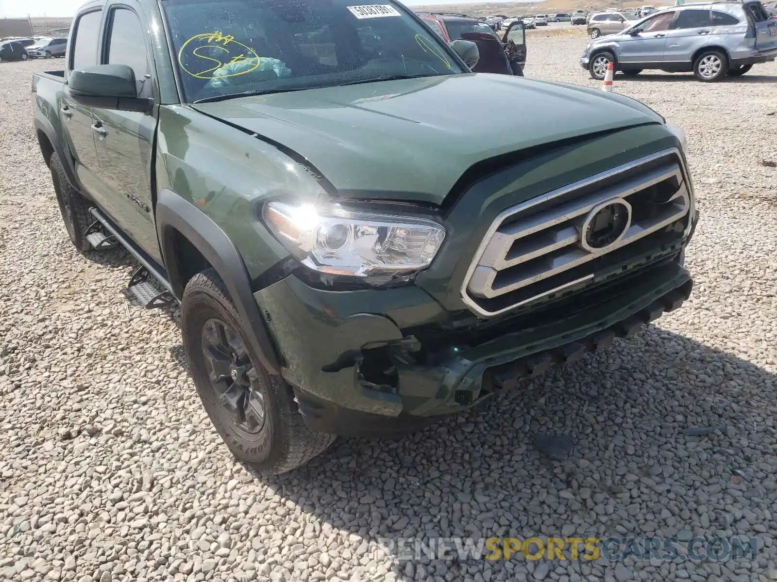 9 Photograph of a damaged car 5TFCZ5AN8MX253400 TOYOTA TACOMA 2021