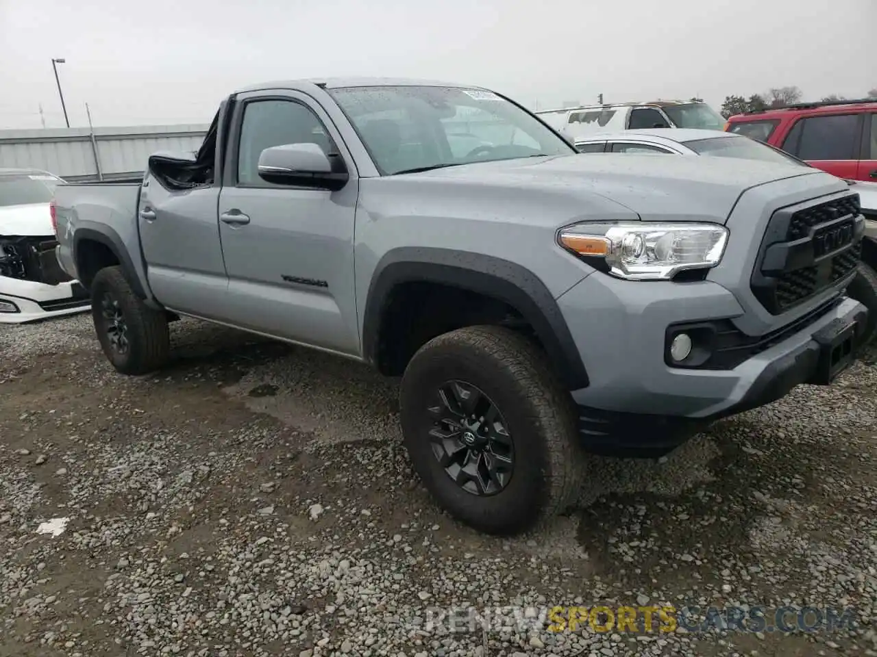 1 Photograph of a damaged car 5TFCZ5AN8MX255258 TOYOTA TACOMA 2021