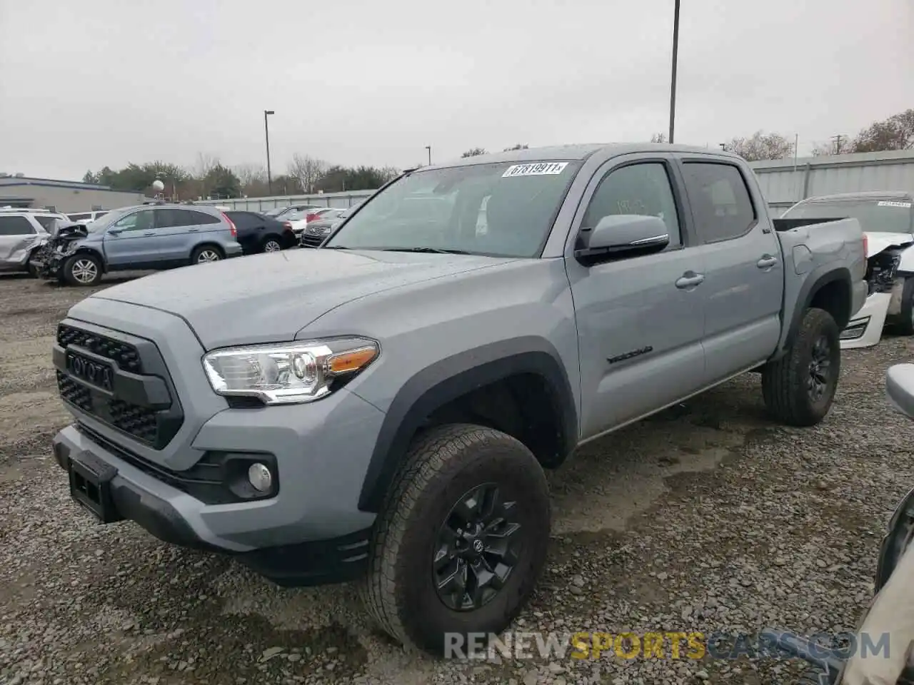 2 Photograph of a damaged car 5TFCZ5AN8MX255258 TOYOTA TACOMA 2021