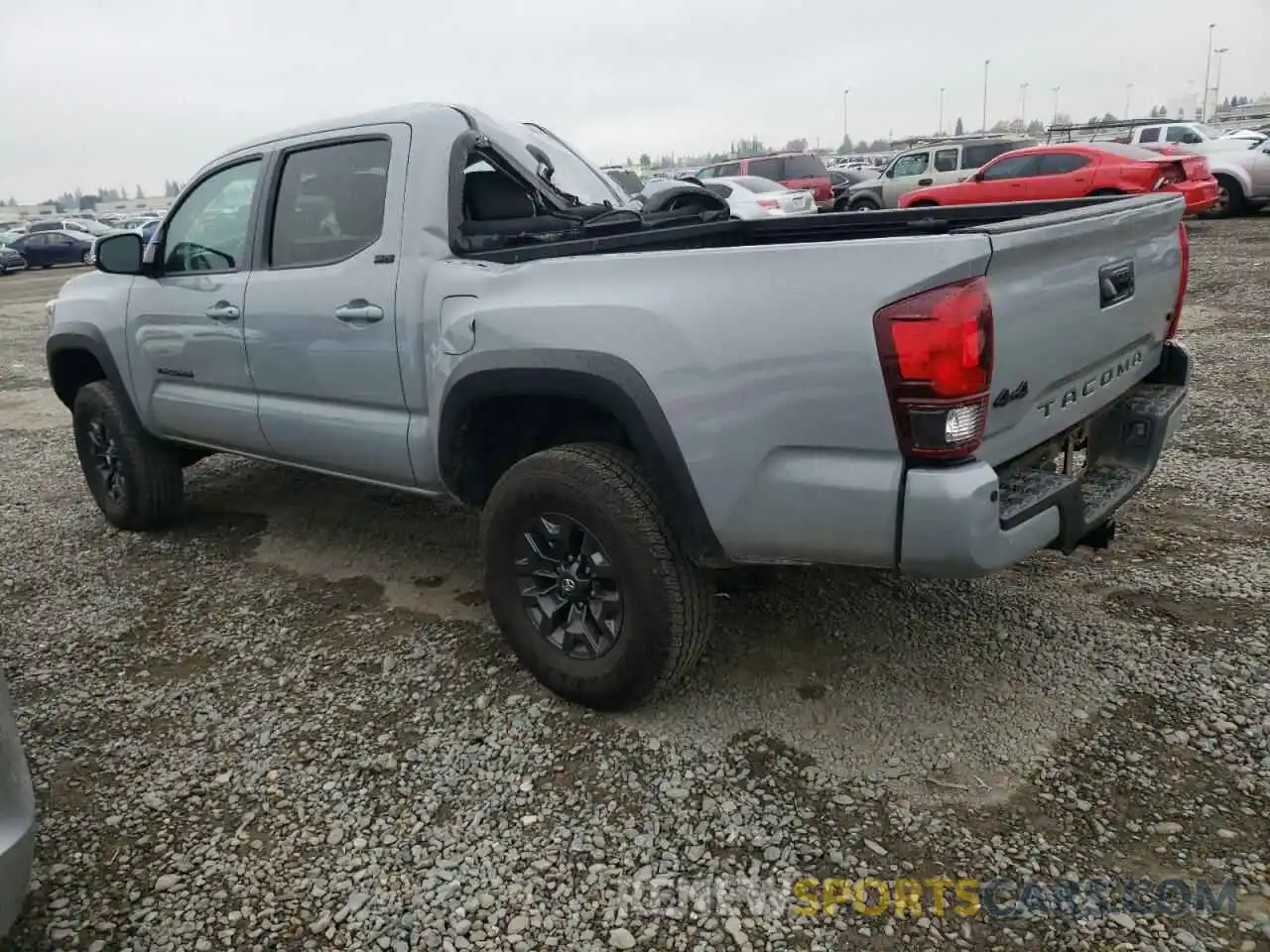 3 Photograph of a damaged car 5TFCZ5AN8MX255258 TOYOTA TACOMA 2021