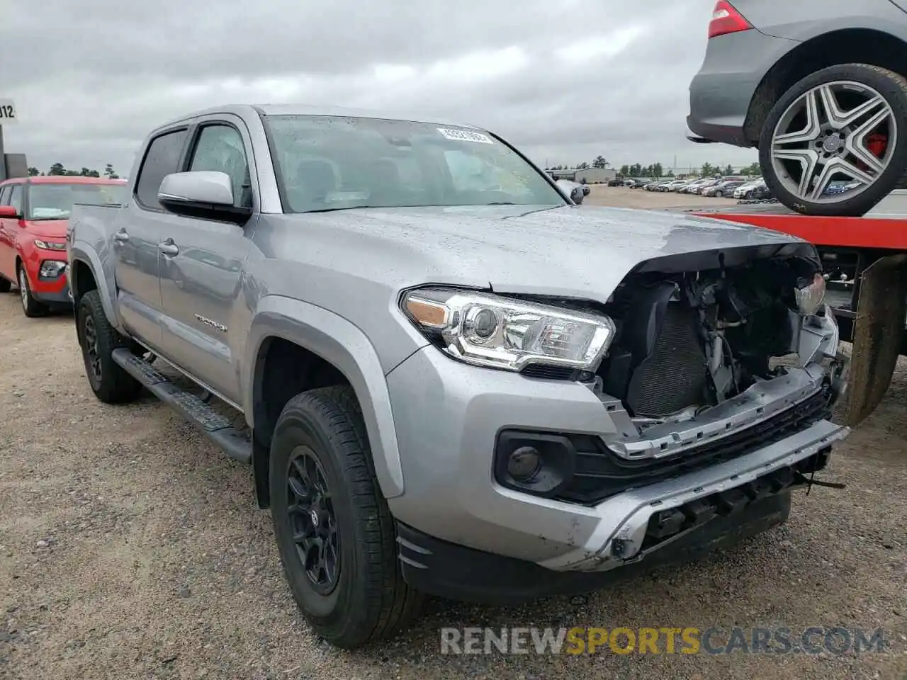 1 Photograph of a damaged car 5TFCZ5AN8MX256023 TOYOTA TACOMA 2021