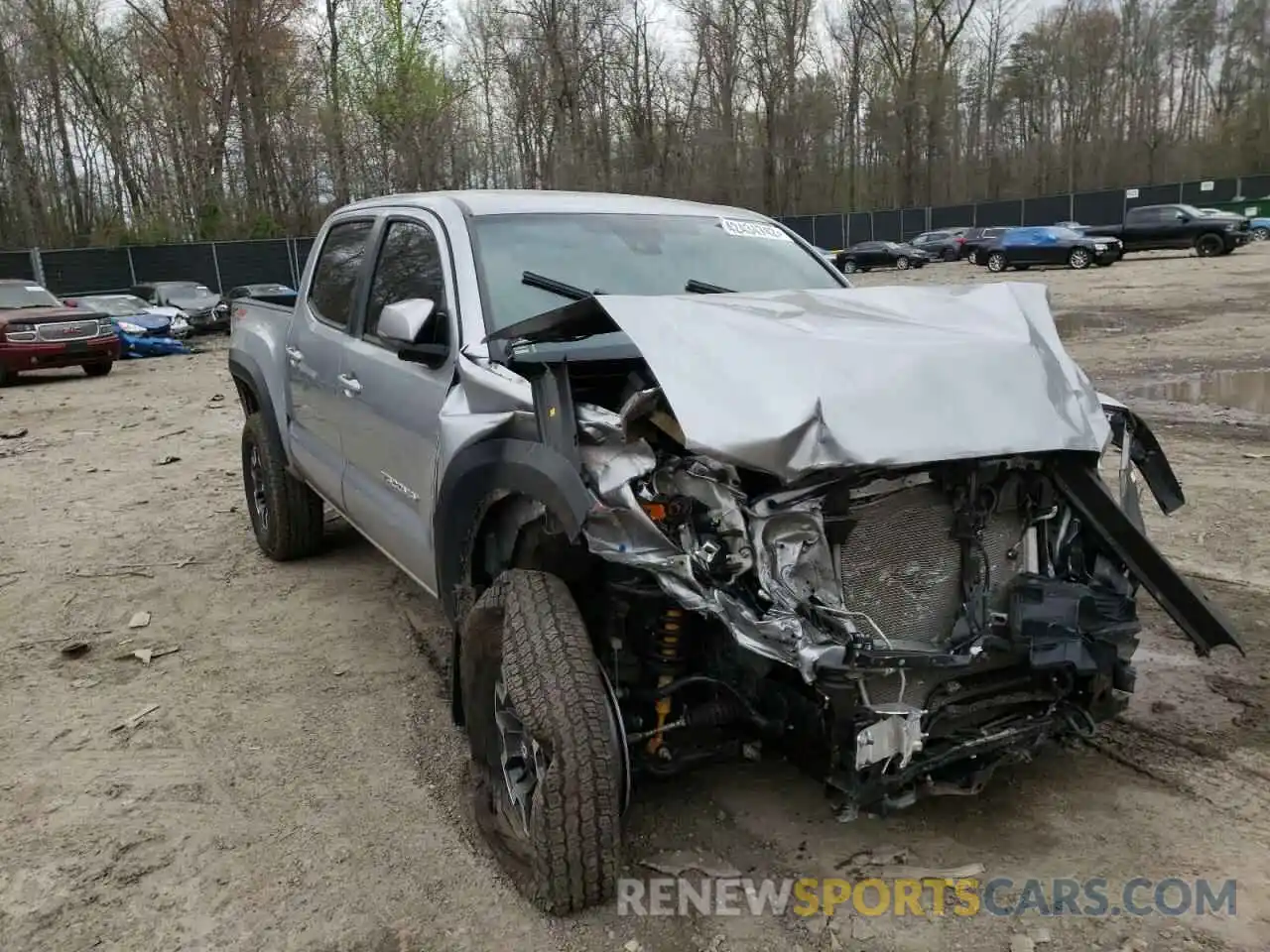 9 Photograph of a damaged car 5TFCZ5AN8MX259780 TOYOTA TACOMA 2021