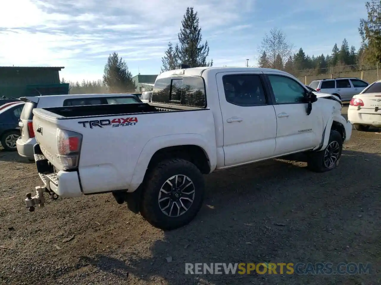 3 Photograph of a damaged car 5TFCZ5AN8MX262436 TOYOTA TACOMA 2021