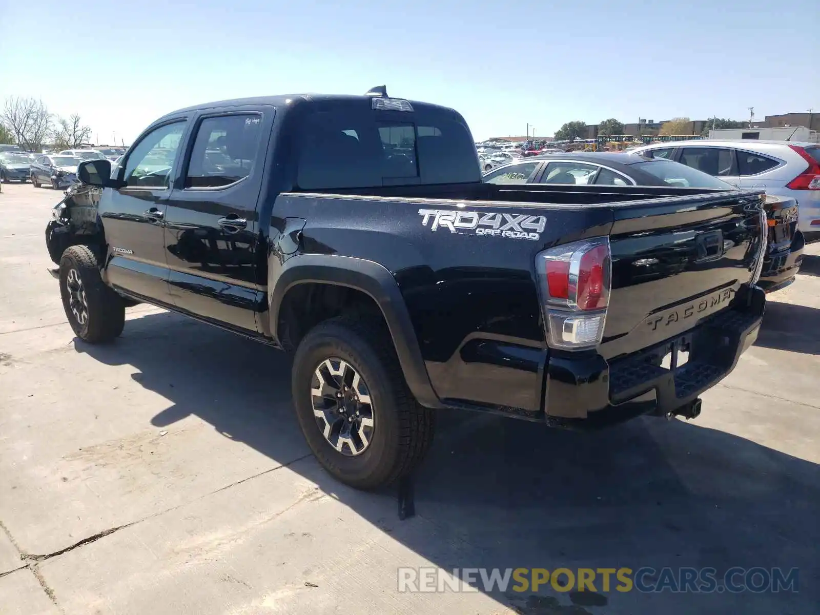 3 Photograph of a damaged car 5TFCZ5AN8MX263036 TOYOTA TACOMA 2021