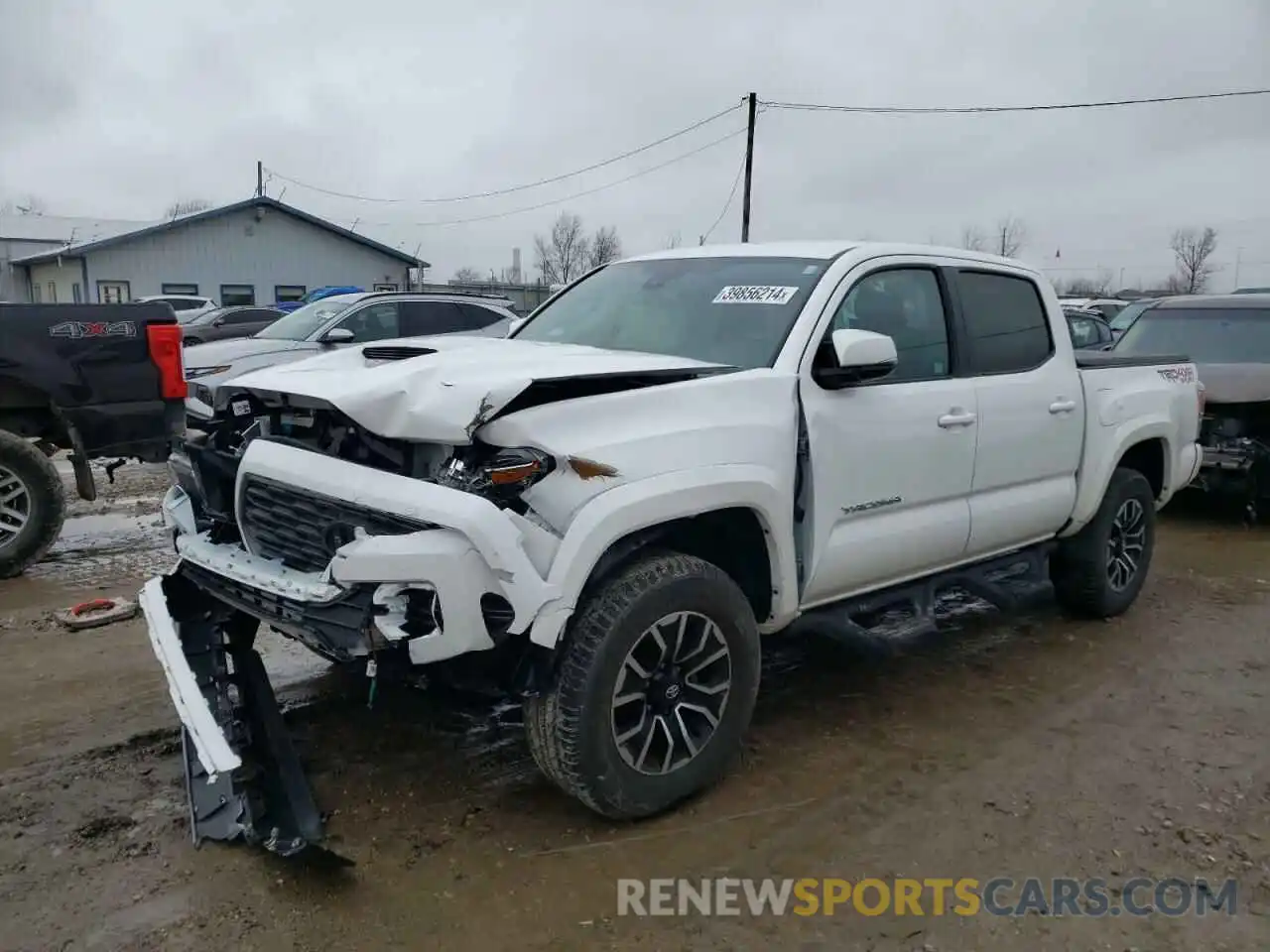 1 Photograph of a damaged car 5TFCZ5AN8MX266292 TOYOTA TACOMA 2021