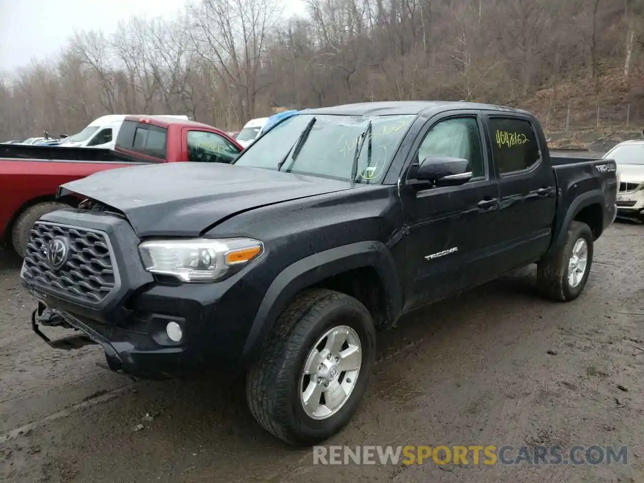 2 Photograph of a damaged car 5TFCZ5AN8MX270701 TOYOTA TACOMA 2021