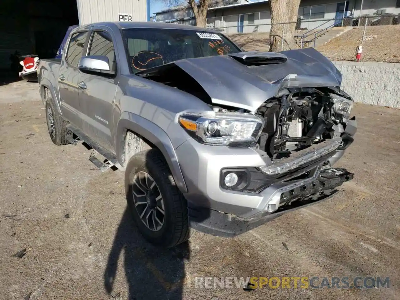 1 Photograph of a damaged car 5TFCZ5AN9MX244513 TOYOTA TACOMA 2021