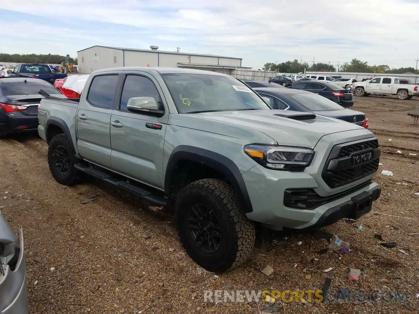 1 Photograph of a damaged car 5TFCZ5AN9MX246987 TOYOTA TACOMA 2021