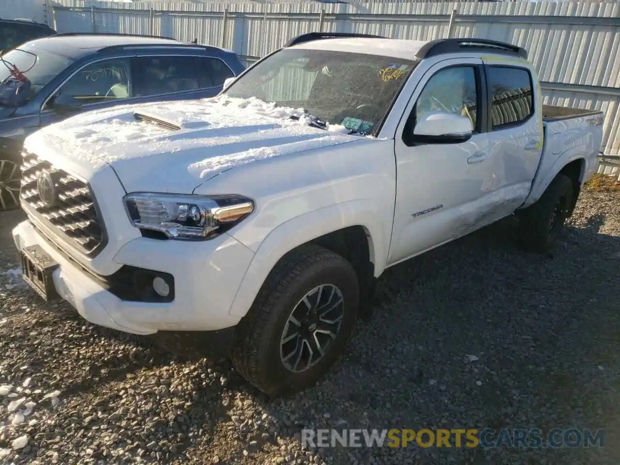 2 Photograph of a damaged car 5TFCZ5AN9MX250800 TOYOTA TACOMA 2021