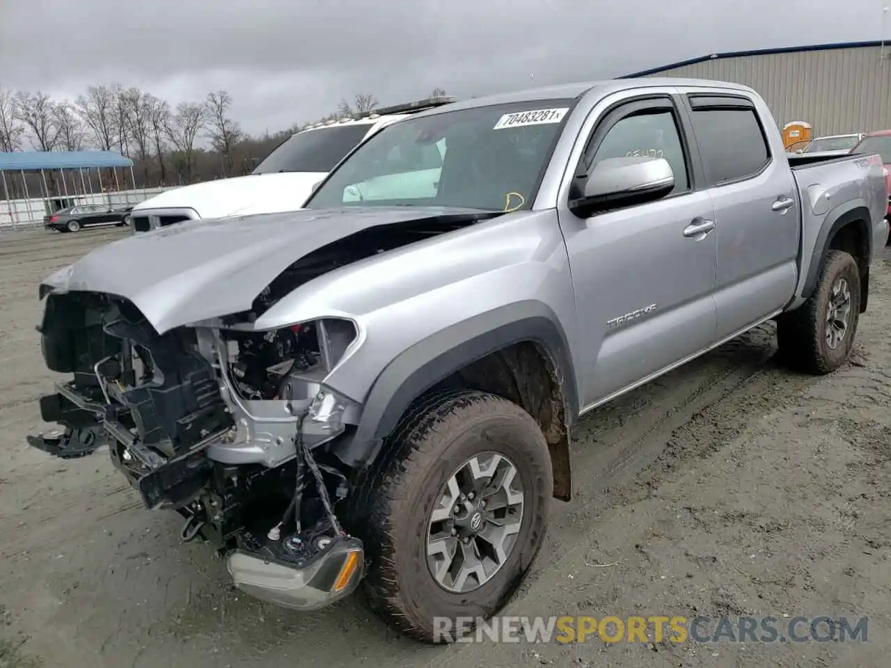 2 Photograph of a damaged car 5TFCZ5AN9MX260470 TOYOTA TACOMA 2021