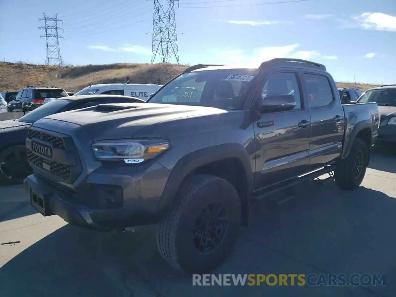 2 Photograph of a damaged car 5TFCZ5AN9MX277883 TOYOTA TACOMA 2021