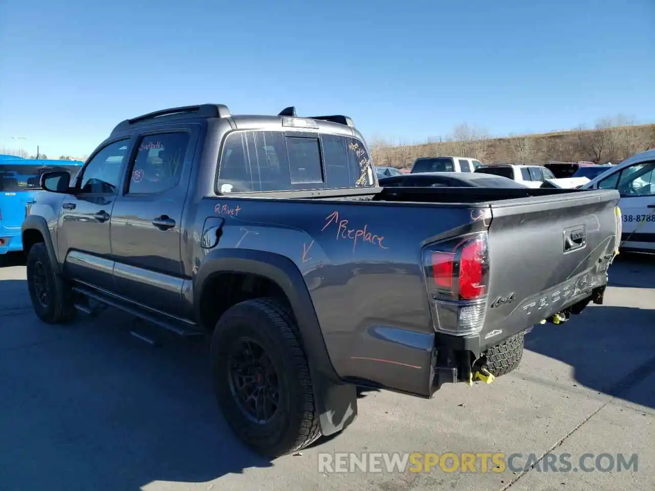 3 Photograph of a damaged car 5TFCZ5AN9MX277883 TOYOTA TACOMA 2021