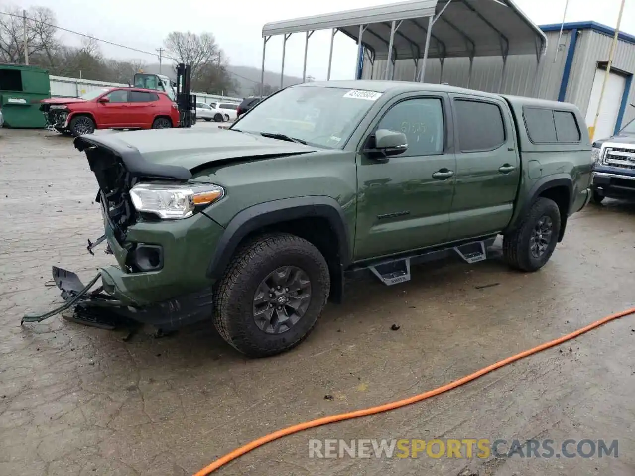 1 Photograph of a damaged car 5TFCZ5ANXMX244522 TOYOTA TACOMA 2021