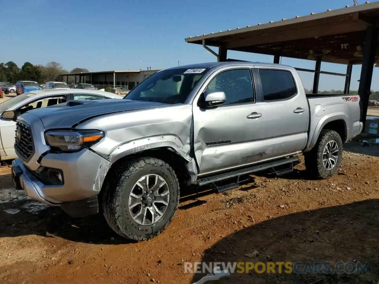 1 Photograph of a damaged car 5TFCZ5ANXMX251552 TOYOTA TACOMA 2021