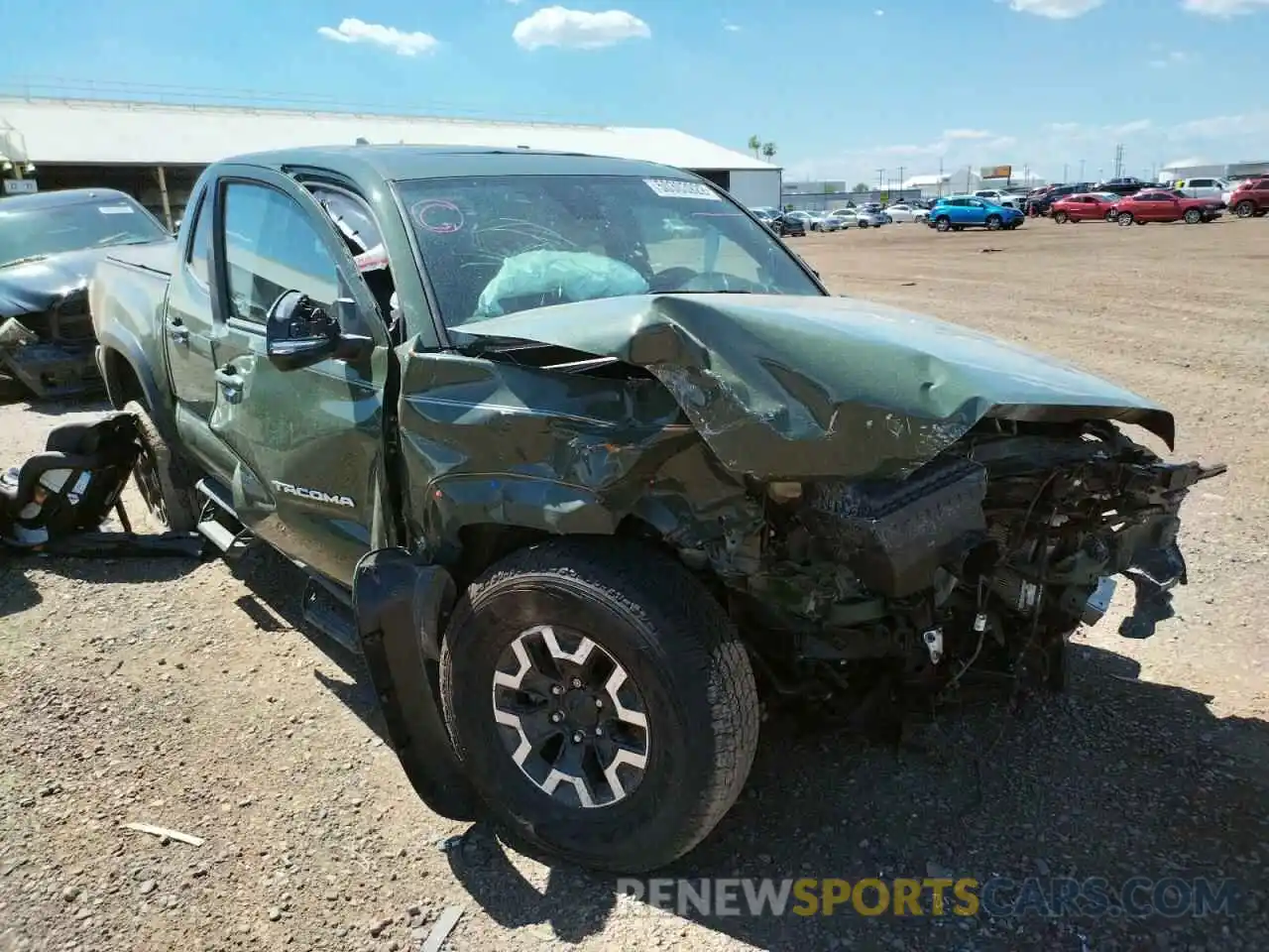 1 Photograph of a damaged car 5TFCZ5ANXMX254256 TOYOTA TACOMA 2021