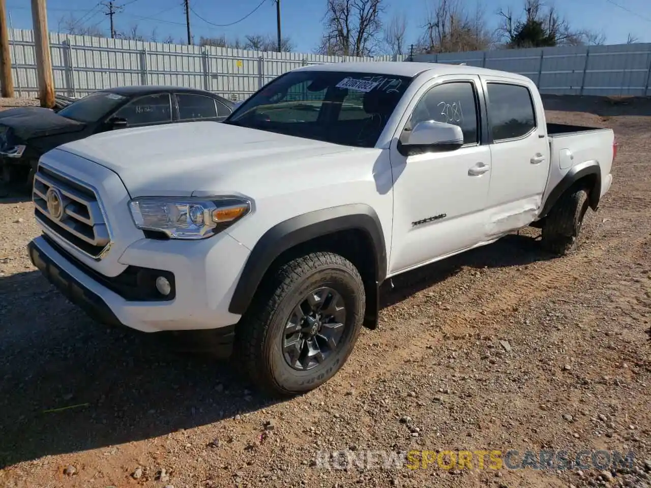 2 Photograph of a damaged car 5TFCZ5ANXMX255472 TOYOTA TACOMA 2021