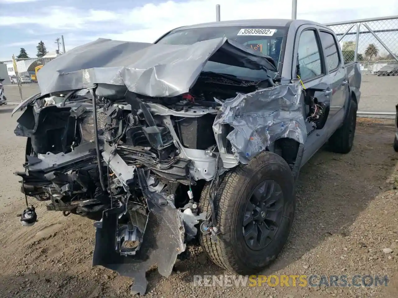 2 Photograph of a damaged car 5TFCZ5ANXMX256234 TOYOTA TACOMA 2021