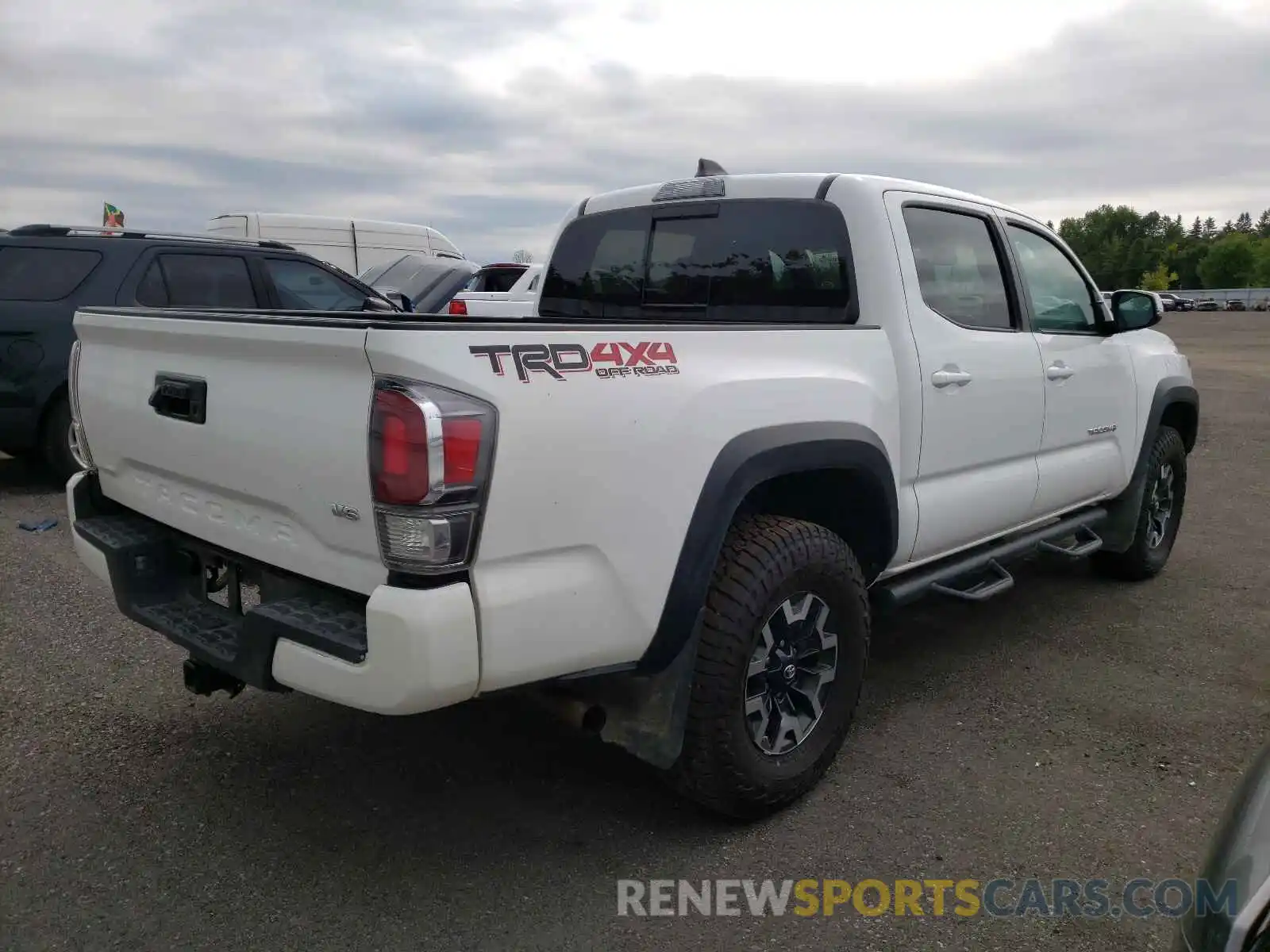 4 Фотография поврежденного автомобиля 5TFCZ5ANXMX257660 TOYOTA TACOMA 2021