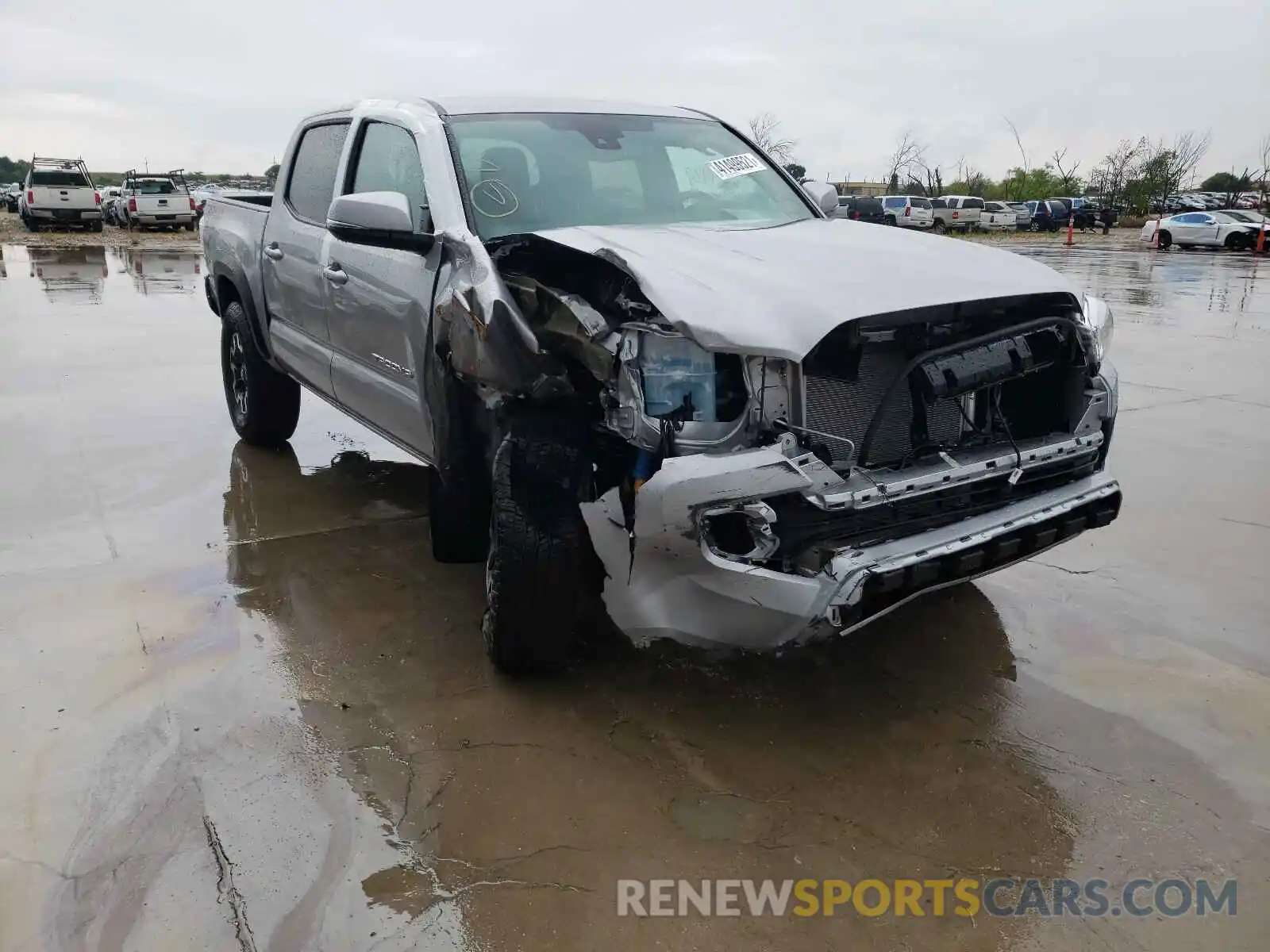 1 Photograph of a damaged car 5TFCZ5ANXMX268206 TOYOTA TACOMA 2021