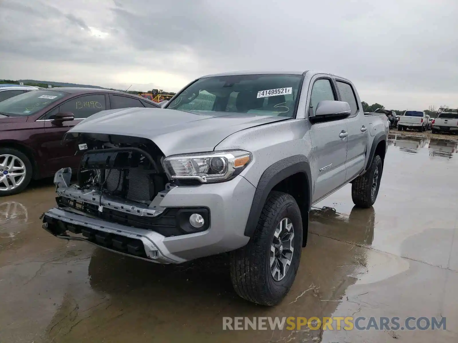 2 Photograph of a damaged car 5TFCZ5ANXMX268206 TOYOTA TACOMA 2021