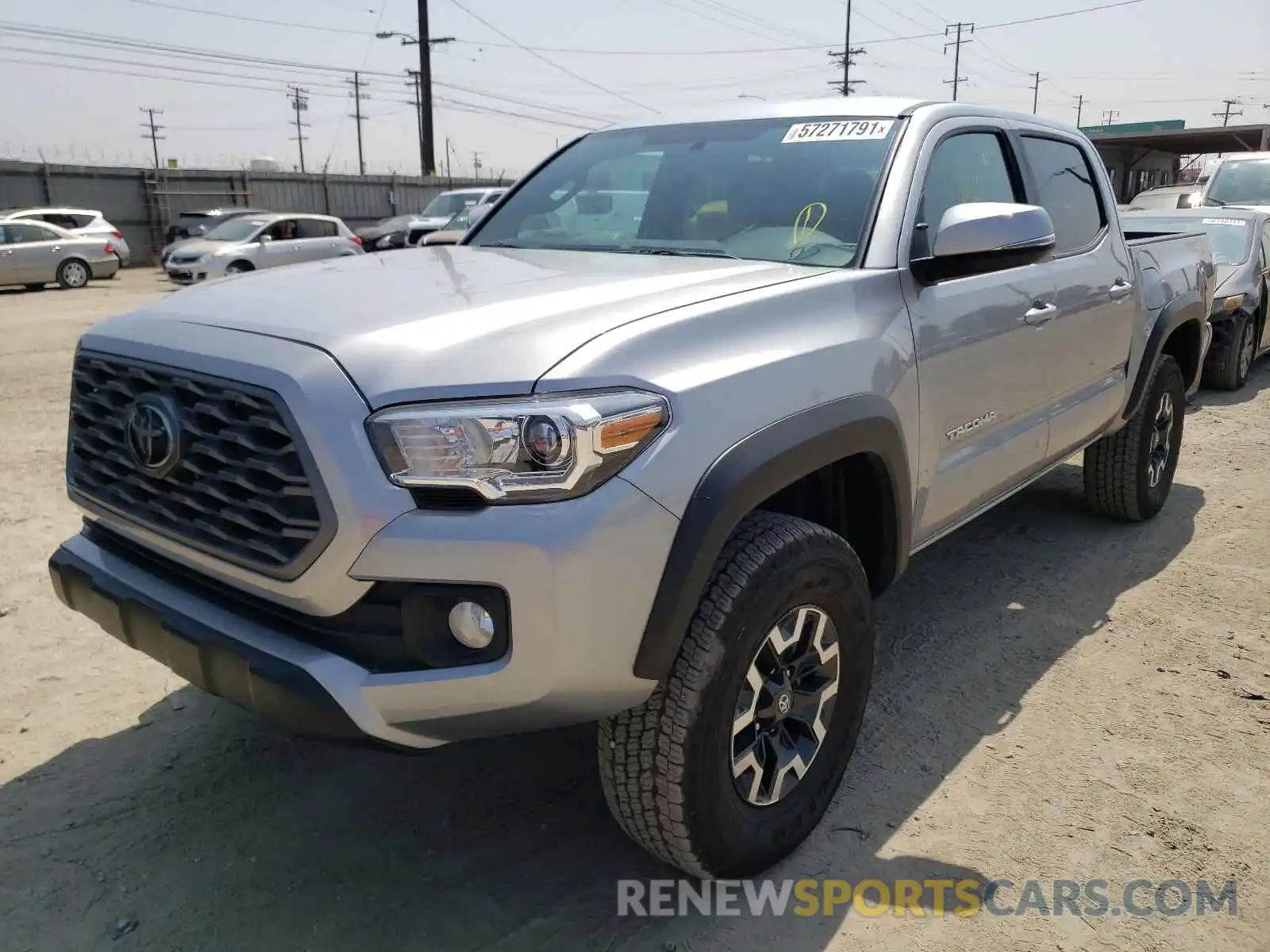 2 Photograph of a damaged car 5TFCZ5ANXMX270019 TOYOTA TACOMA 2021