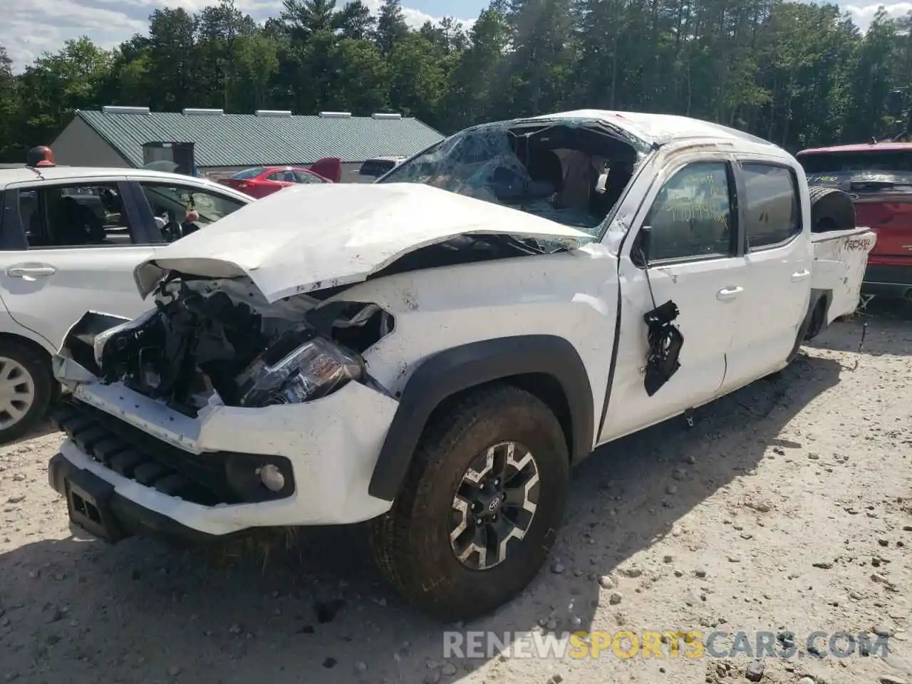 2 Photograph of a damaged car 5TFCZ5ANXMX278993 TOYOTA TACOMA 2021