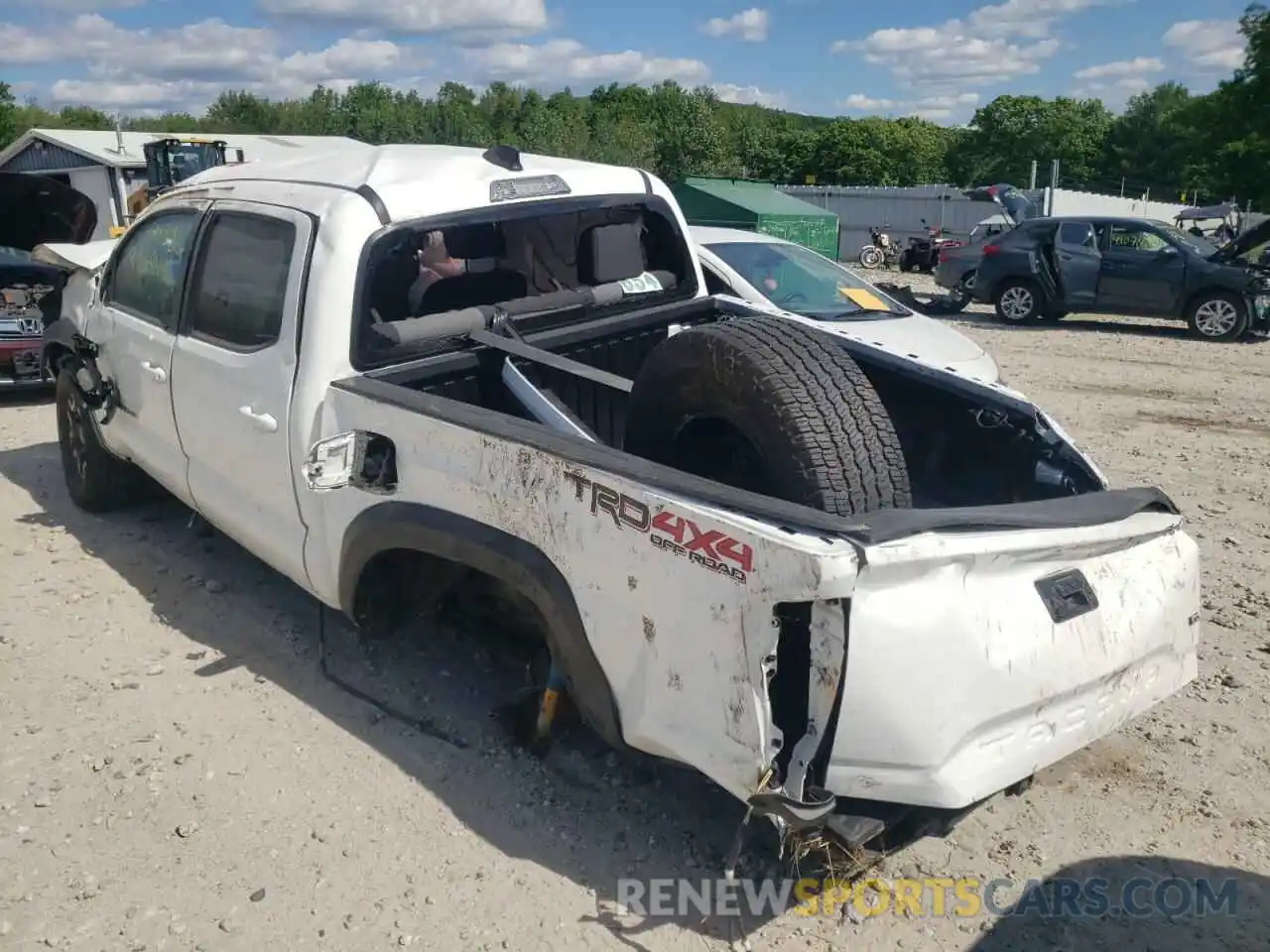 3 Фотография поврежденного автомобиля 5TFCZ5ANXMX278993 TOYOTA TACOMA 2021