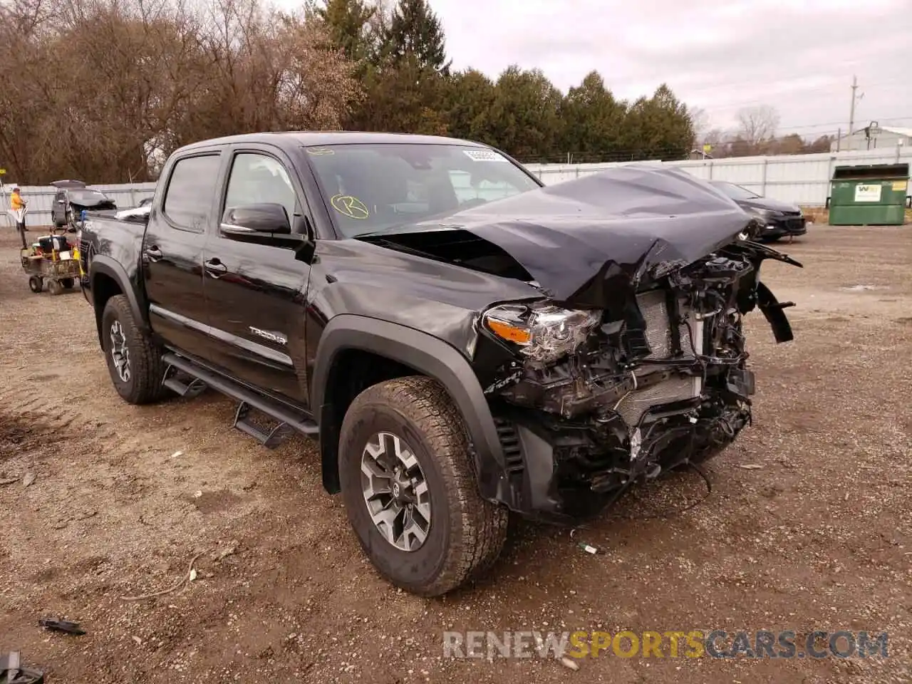 1 Photograph of a damaged car 5TFCZ5ANXMX279254 TOYOTA TACOMA 2021