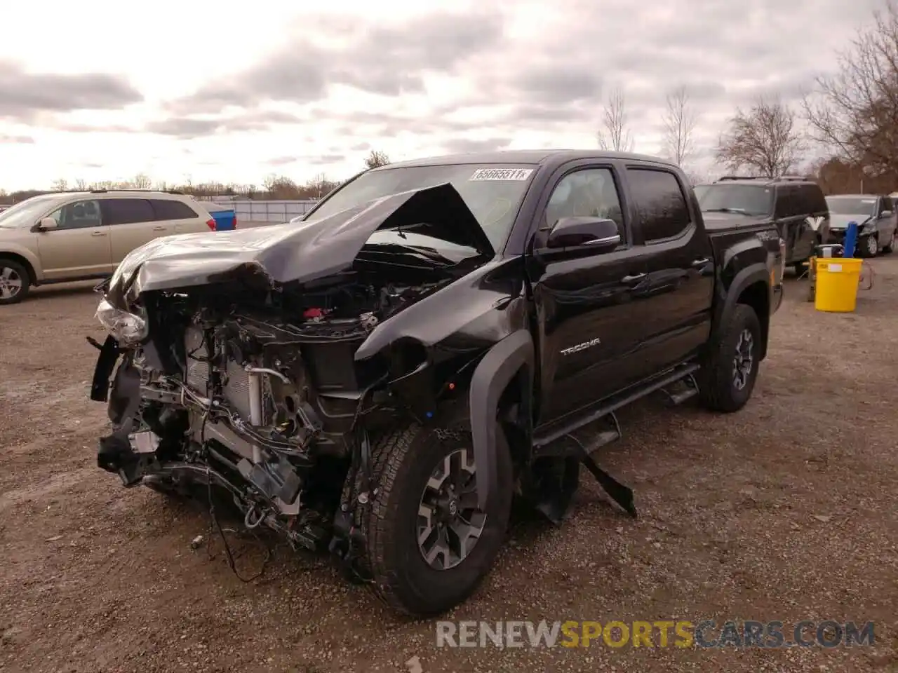 2 Photograph of a damaged car 5TFCZ5ANXMX279254 TOYOTA TACOMA 2021