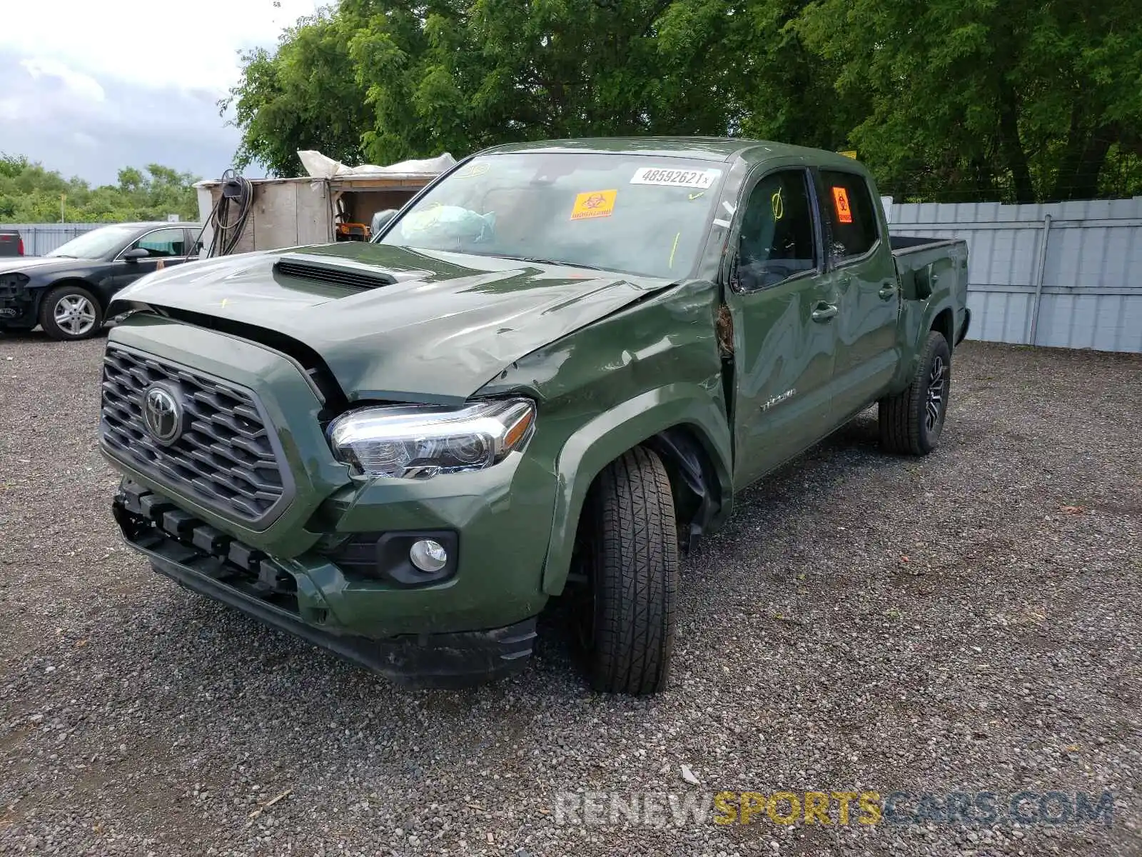 2 Photograph of a damaged car 5TFDZ5BN0MX056756 TOYOTA TACOMA 2021