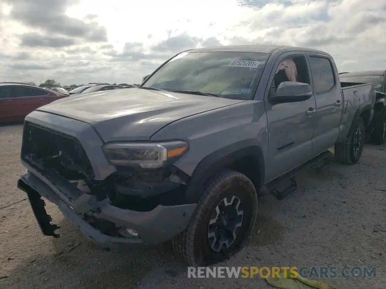 2 Photograph of a damaged car 5TFDZ5BN0MX058233 TOYOTA TACOMA 2021