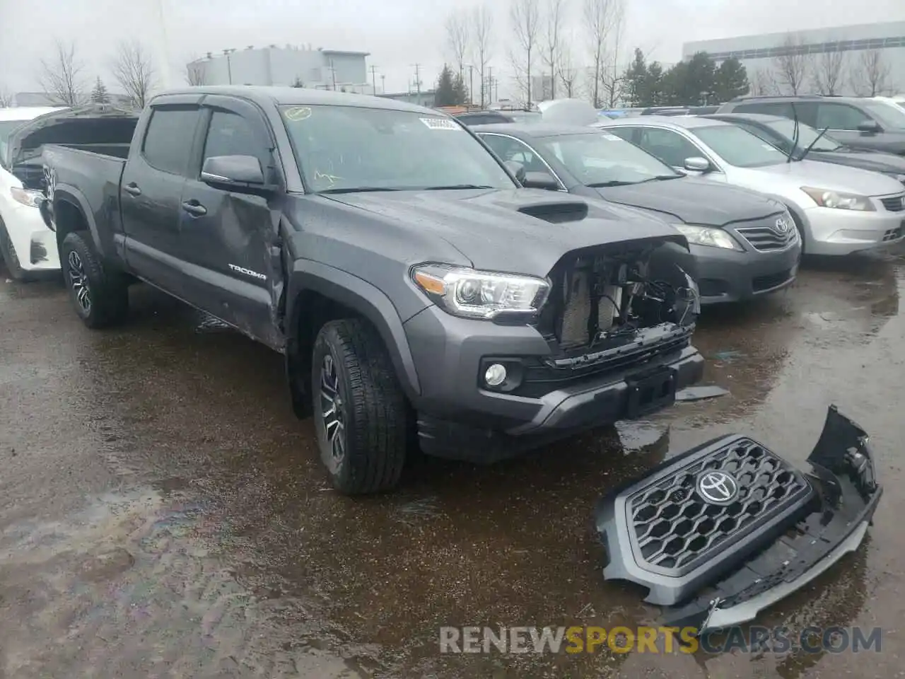 1 Photograph of a damaged car 5TFDZ5BN0MX062704 TOYOTA TACOMA 2021