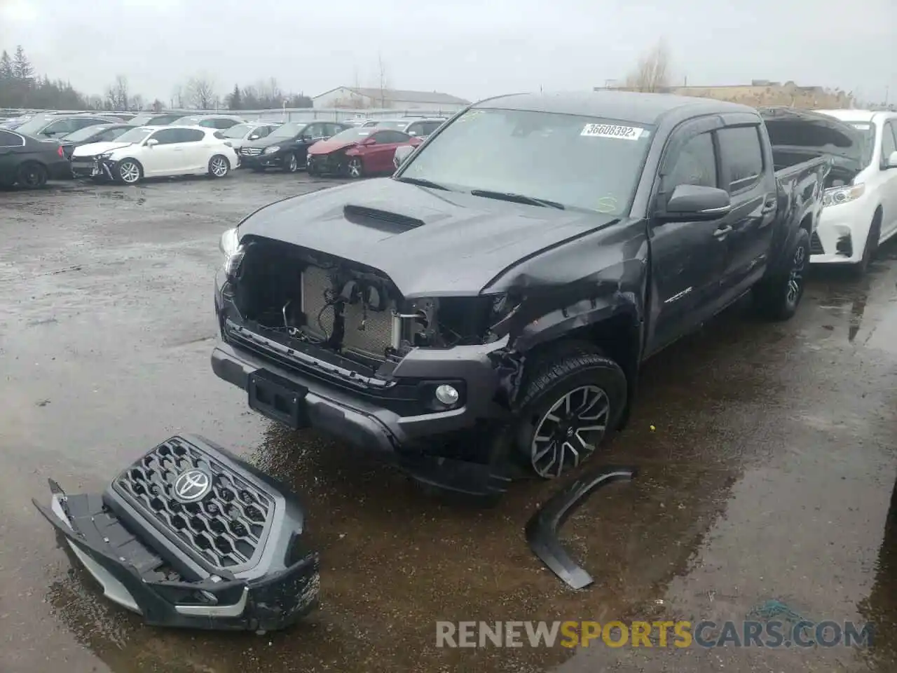 2 Photograph of a damaged car 5TFDZ5BN0MX062704 TOYOTA TACOMA 2021