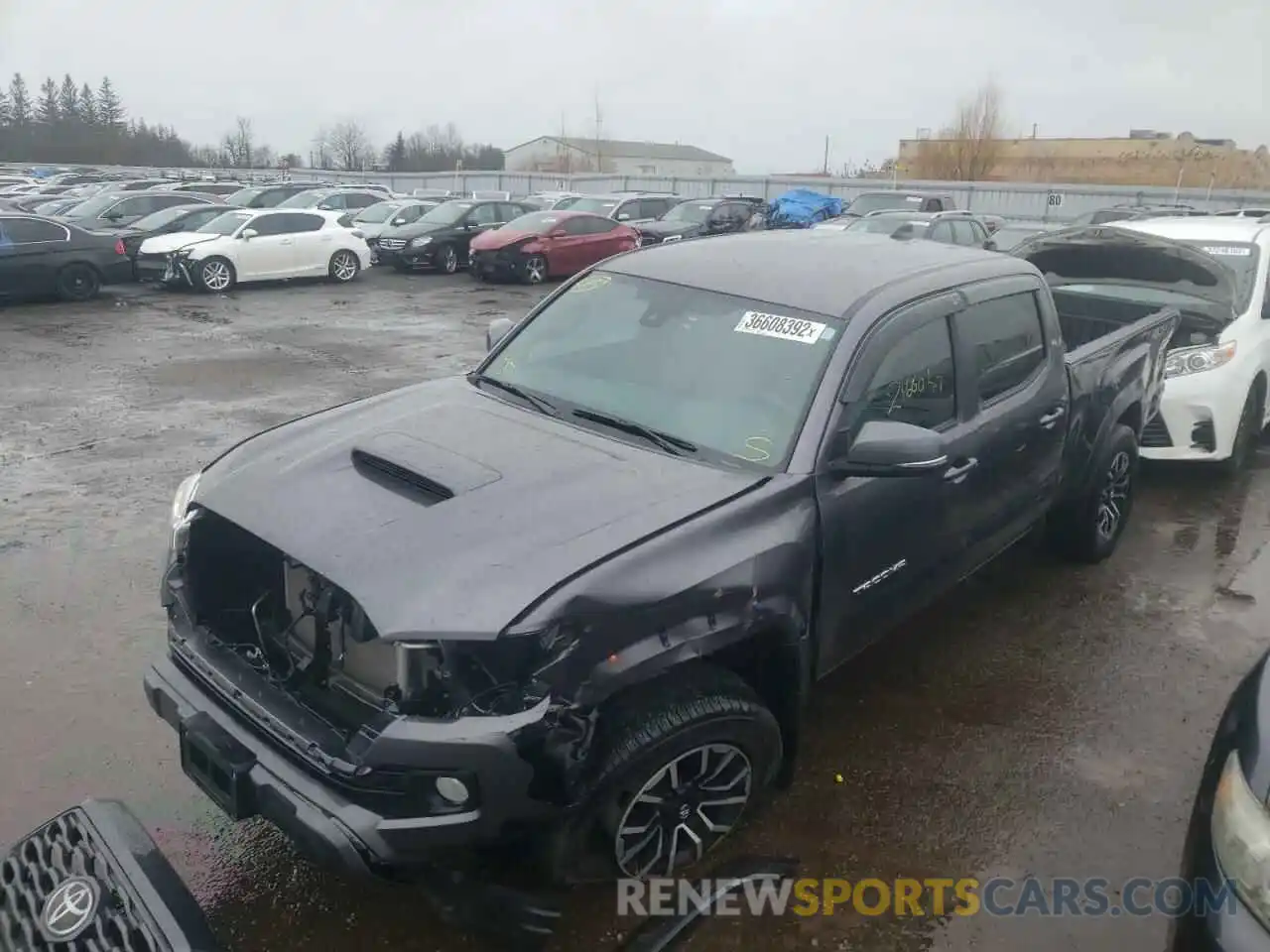 9 Photograph of a damaged car 5TFDZ5BN0MX062704 TOYOTA TACOMA 2021